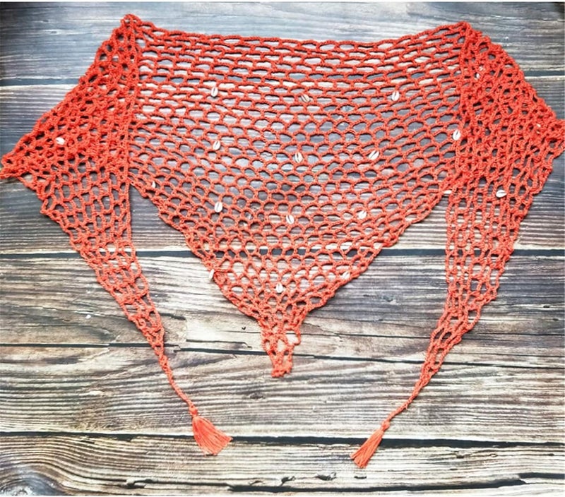 Ldcx Green Swimwear Cover Up Crochet Sarong,Sexy Fashion Beach Hand Crochet Shawl Capelet Fishnet Net Skirt.(SJJ42) - Image 2